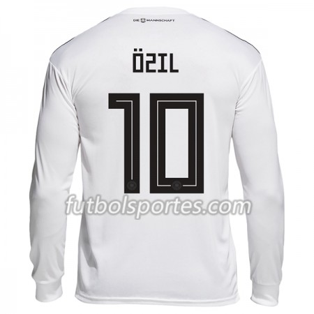 Camisetas Alemania Ozil 10 Primera Equipacion Mundial 2018 Manga Larga